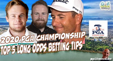 2020 pga championship betting odds.